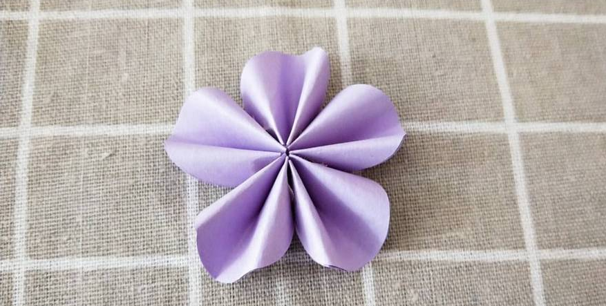 手工折纸花教程