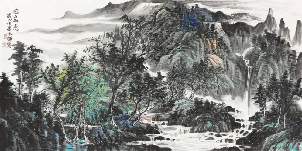 初学者山水画教程