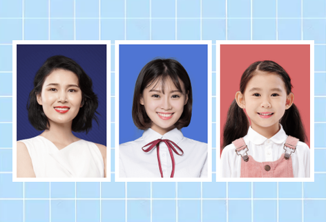 在线证件照换底色一键稿定