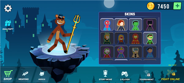 火柴人格斗英雄内置菜单