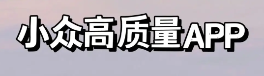 高大上的小众app