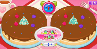 温馨趣味的做蛋糕类小游戏