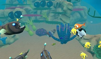 吃鱼游戏越吃越大的游戏