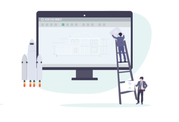 cad看图王如何切换模型与布局