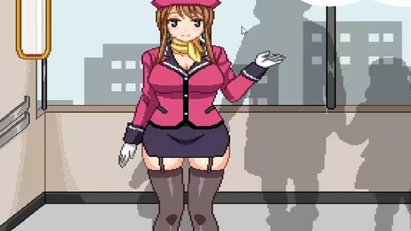 电梯女孩像素游戏